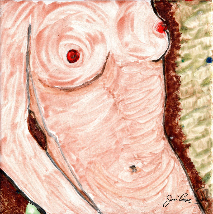  Nude Female Torso Painting by Joan Reese