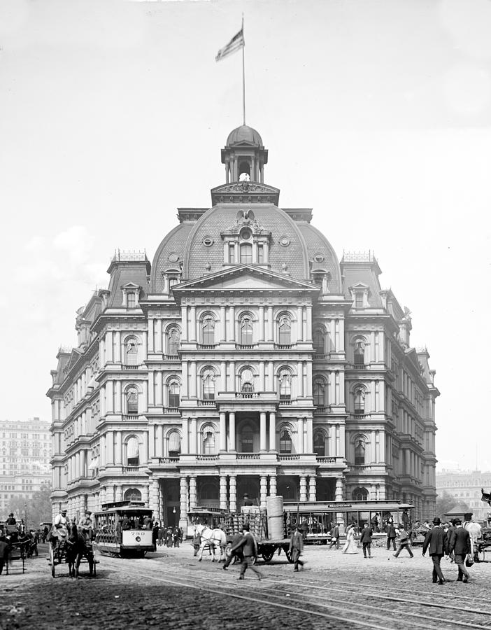  Nyc, City Hall Post Office Photograph by Science Source