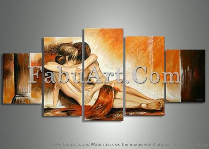  Oil Painting 652 - 60 x 34in Painting by FabuArt