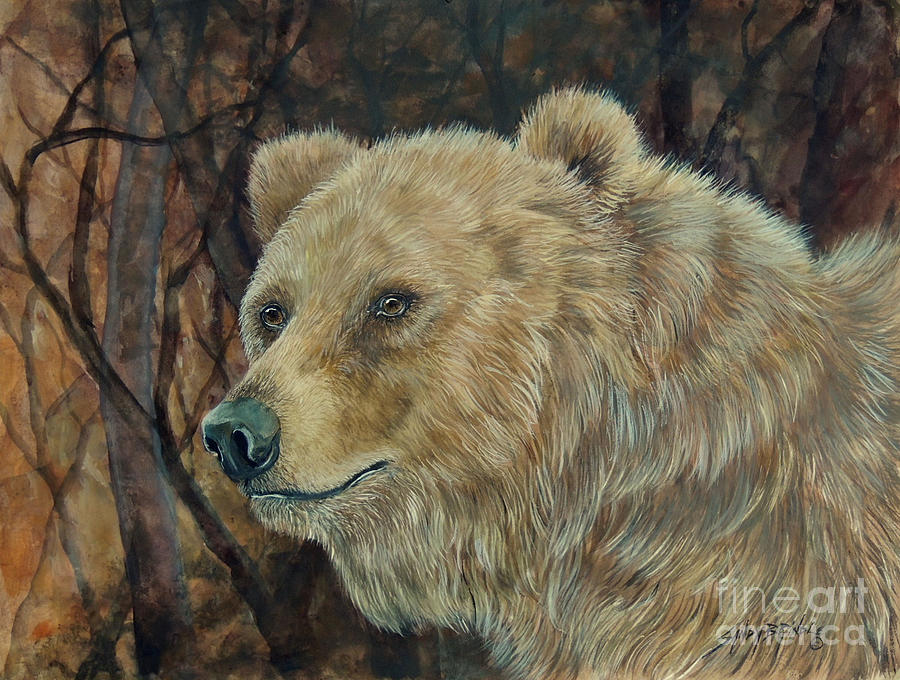  Out of the Dark.  Painting by Sandy Brindle