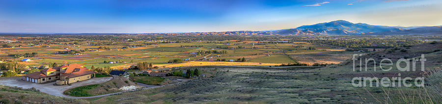 Inspirational Photograph -  Panoramic Emmett Valley by Robert Bales