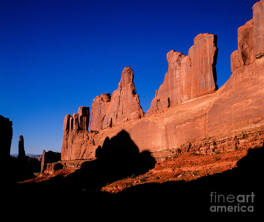 Arches National Park Photograph -  Park Avenues Courthouse Towers by Tracy Knauer