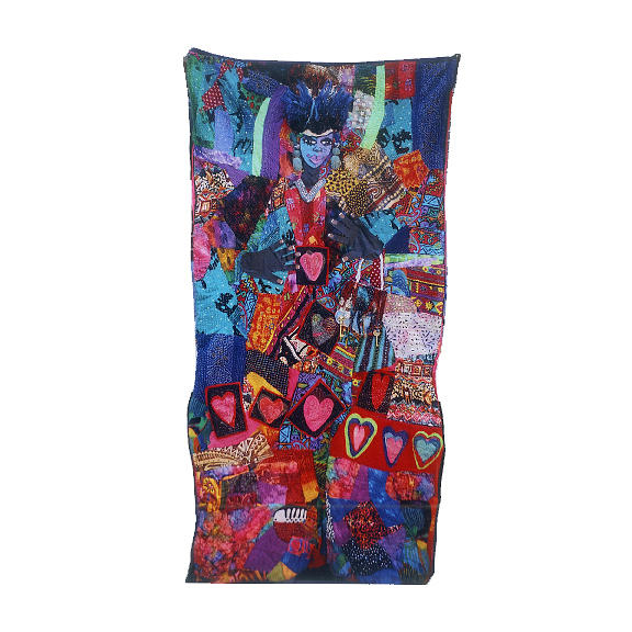  Queen of Hearts Tapestry - Textile by Gwendolyn Aqui-Brooks