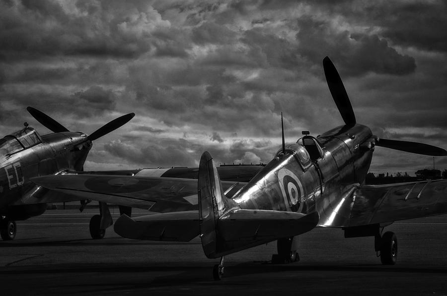  RAF Spitfire and Hurricane  Photograph by Jason Green