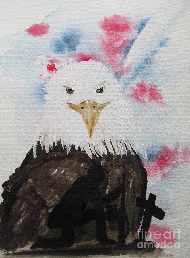  Red White and Blue Painting by Susan Voidets