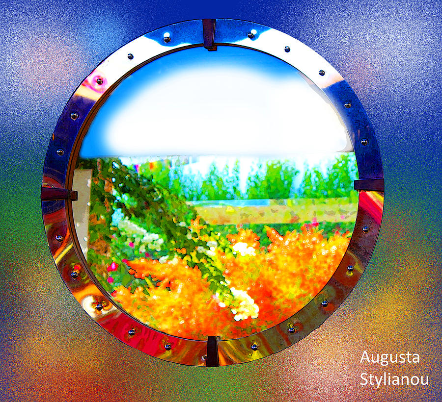 Round Landscape Digital Art by Augusta Stylianou