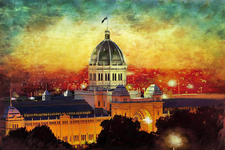  Royal Exhibition Building Painting by Catf