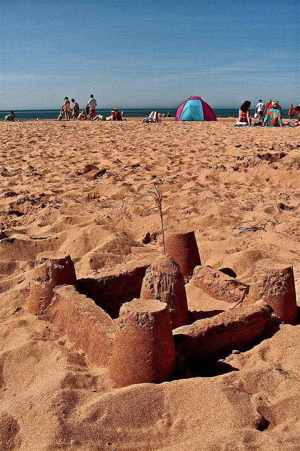  Sand Castle on Cavendish Beach in PEI National Park,  Prince Edward Island, Canada Photograph by Ruth Hager