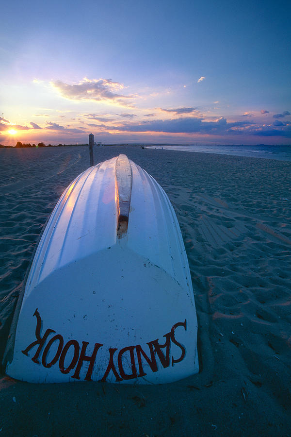 Sandy Hook Beach Sunset Photograph By George Oze Fine Art America