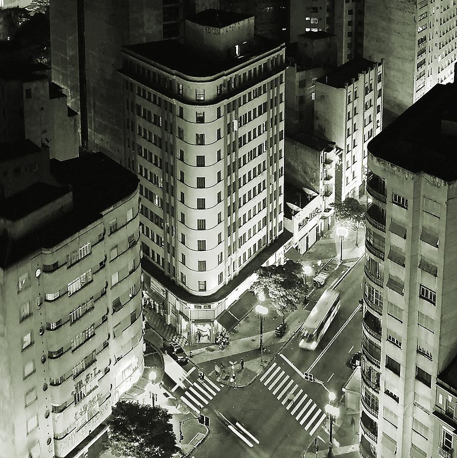 Sao Paulo Photograph -  Sao Paulo Downtown from the top by Carlos Alkmin