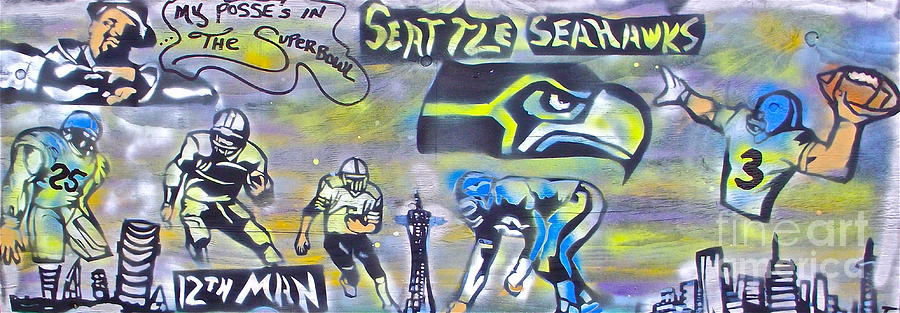 Seattle Seahawks Superbowl Painting