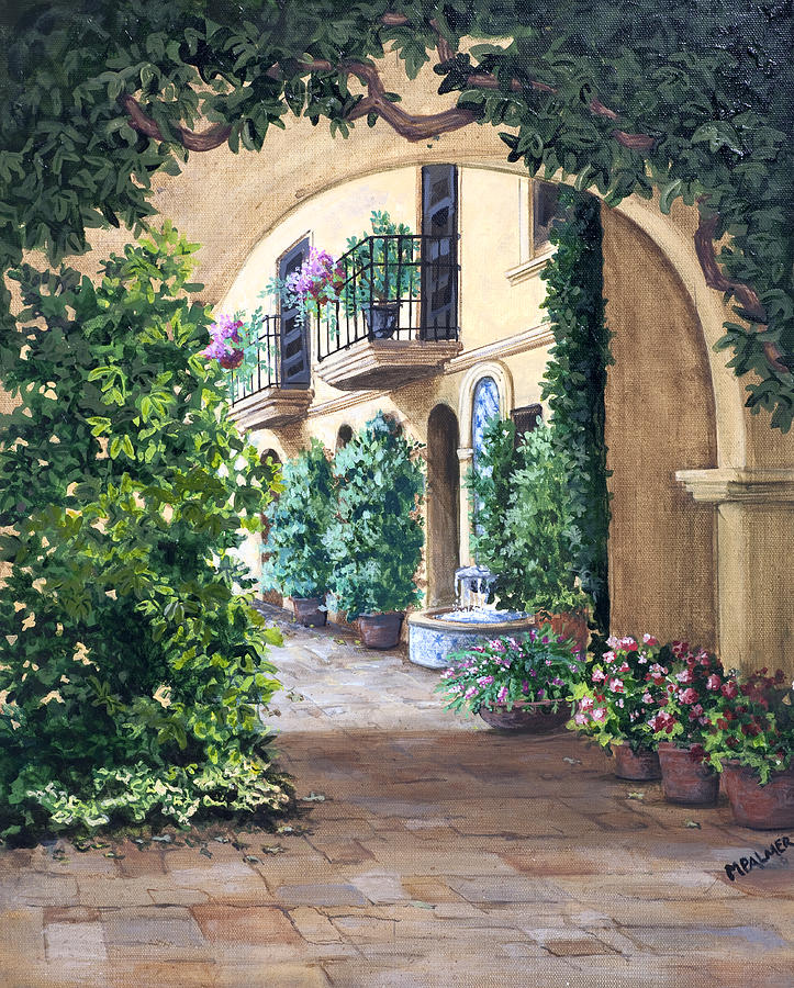  Sedona Archway Painting by Mary Palmer