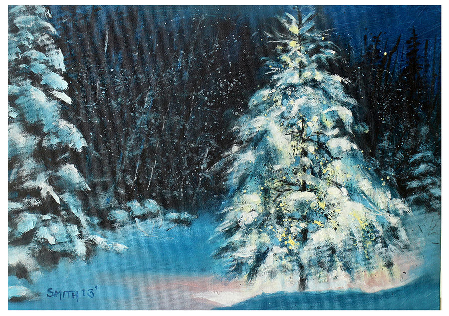  Snow Fair Painting by Tom Smith