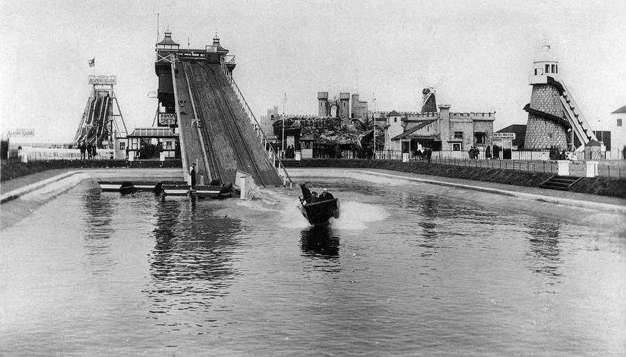 Southport, Lancashire The Water Chute Photograph by Mary Evans Picture ...