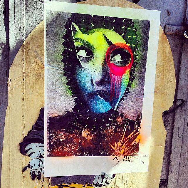 New York City Photograph - 👀 #streetart #wheatpaste #pasteup by Seen On The Streets Of Nyc