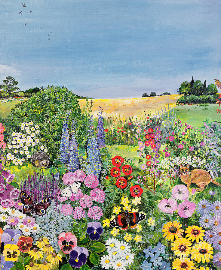  Summer from The Four Seasons Painting by Hilary Jones