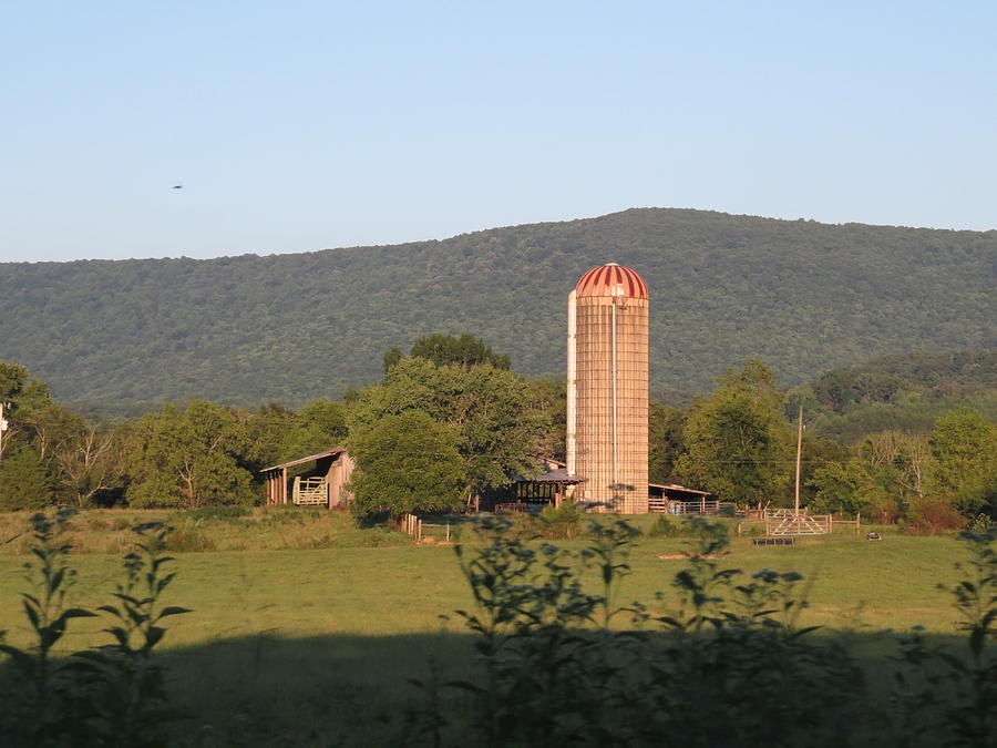 Landscape Photograph -  Sun baked Silo by Aaron Martens