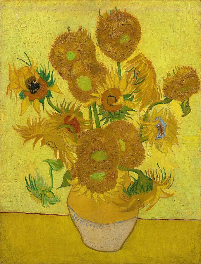 Vincent Van Gogh Painting -  Sunflowers #49 by Vincent van Gogh