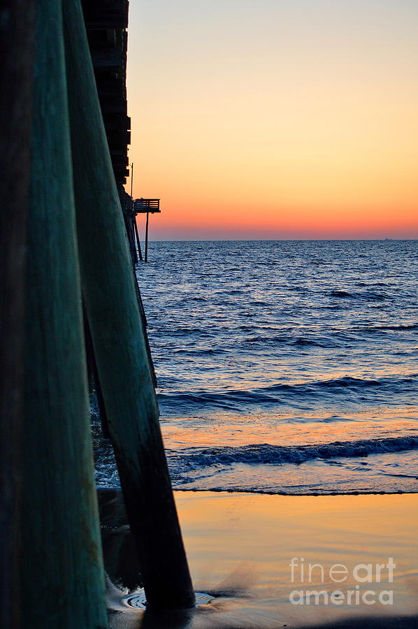  Sunrise at the Pier Photograph by Karin Everhart