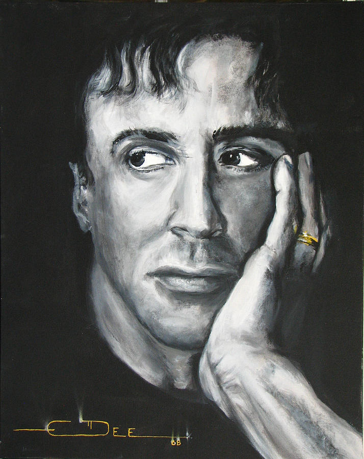  Sylvester Stallone Painting by Eric Dee