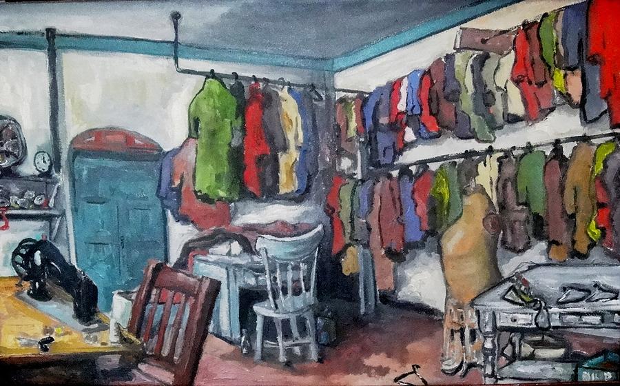  Tailor Shop Painting by Dilip Sheth
