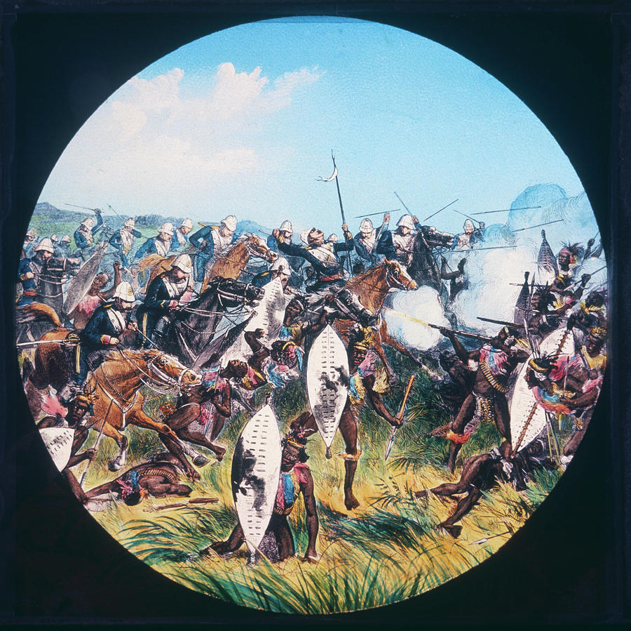 The Battle Of Ulundi Date 1879 Drawing by Mary Evans Picture Library ...