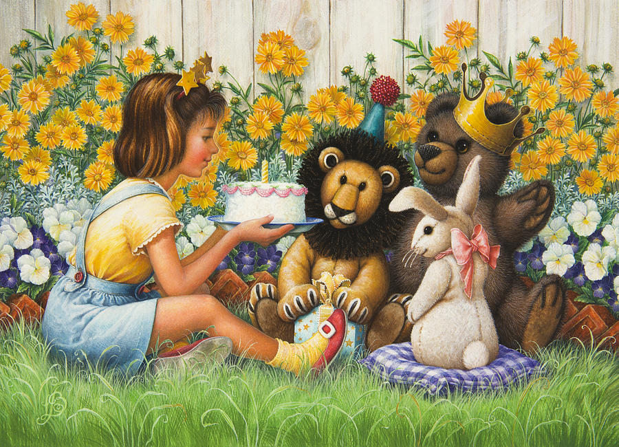  The Birthday Party Painting by Lynn Bywaters