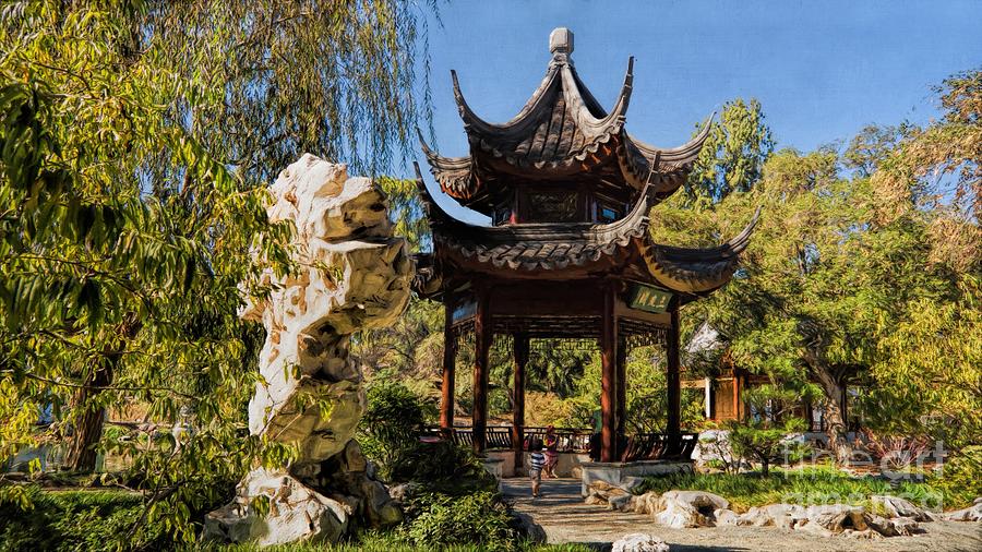  The Chinese Garden Photograph by Peggy Hughes