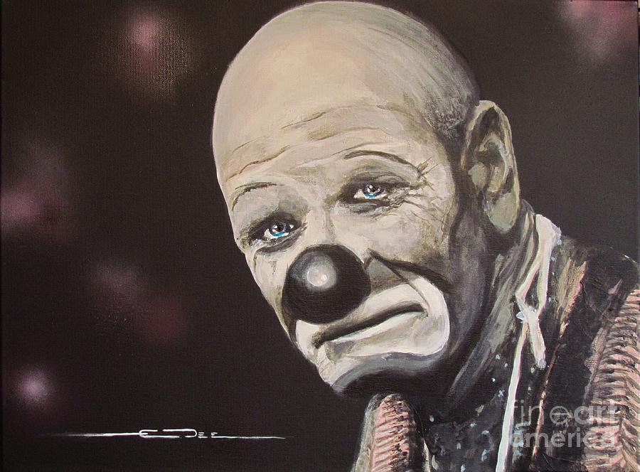  The Clown Painting by Eric Dee