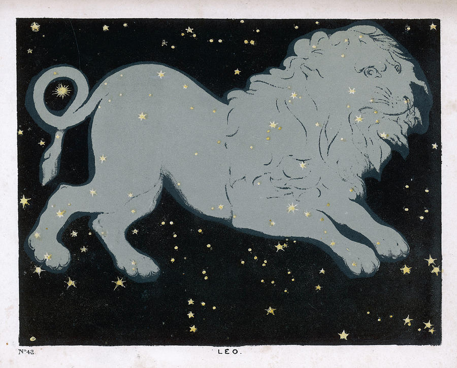 how to draw leo the lion constellation
