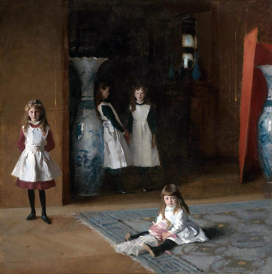John Singer Sargent Painting -  The Daughters of Edward Darley Boit by John Singer Sargent
