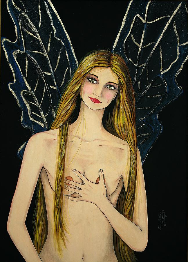 Fairy Painting -  The fairy by Donatella Muggianu