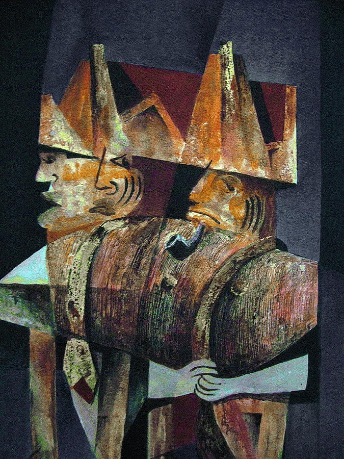 Abstract Painting -  The Generals by Val Byrne