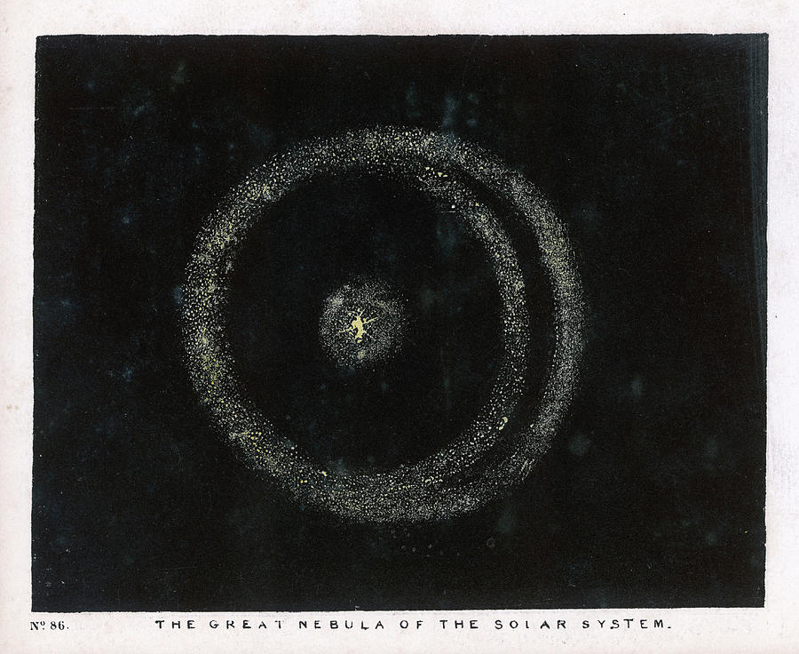 The Great Nebula Of The Solar System Drawing by Mary Evans Picture