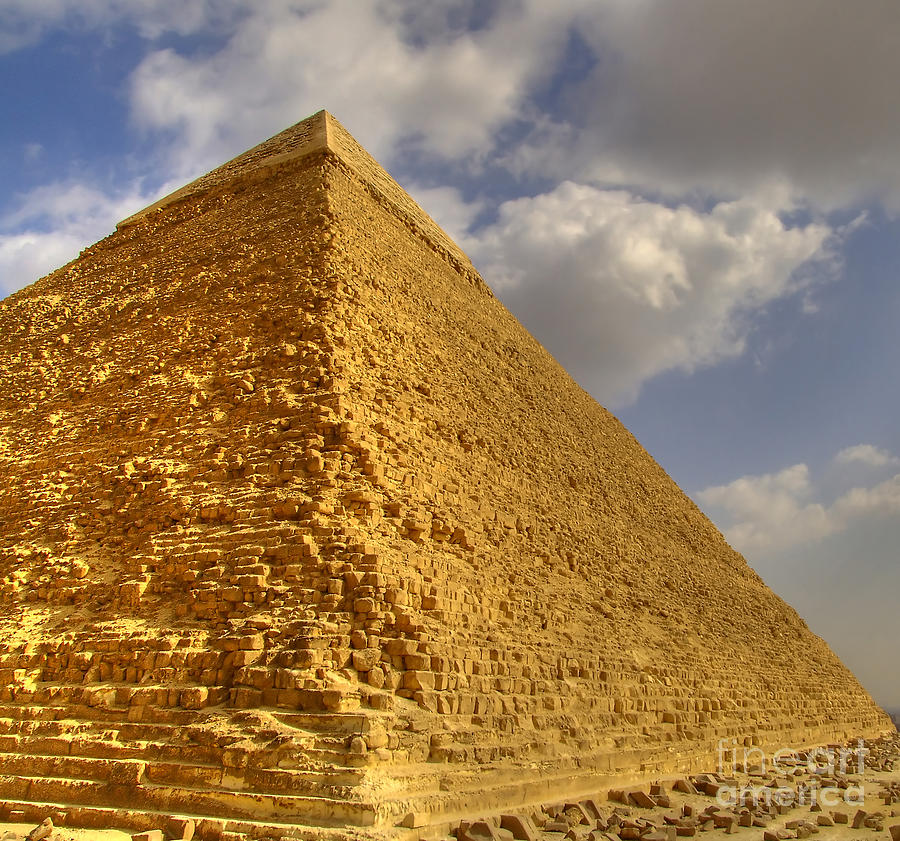 Architecture Photograph -  The Great Pyramid by Antony McAulay