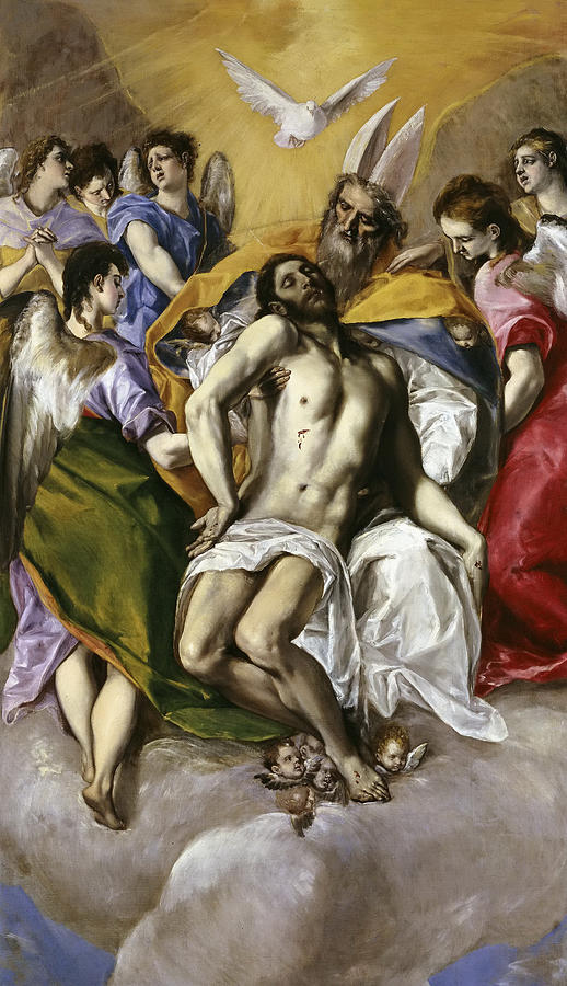  The Holy Trinity Painting by El Greco