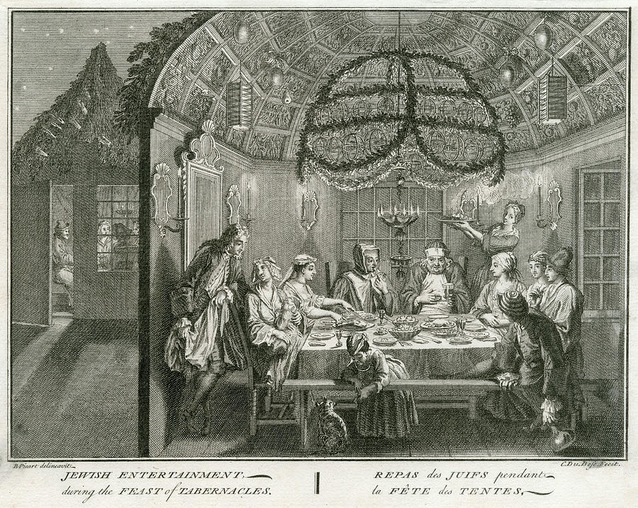 The Jewish Feast Of Tabernacles Drawing by Mary Evans Picture Library