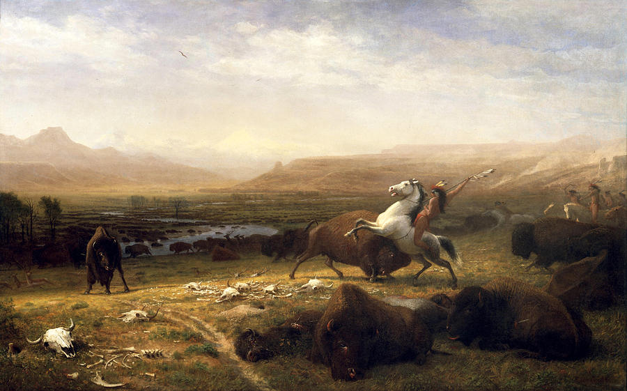  The Last of the Buffalo #8 Painting by Albert Bierstadt