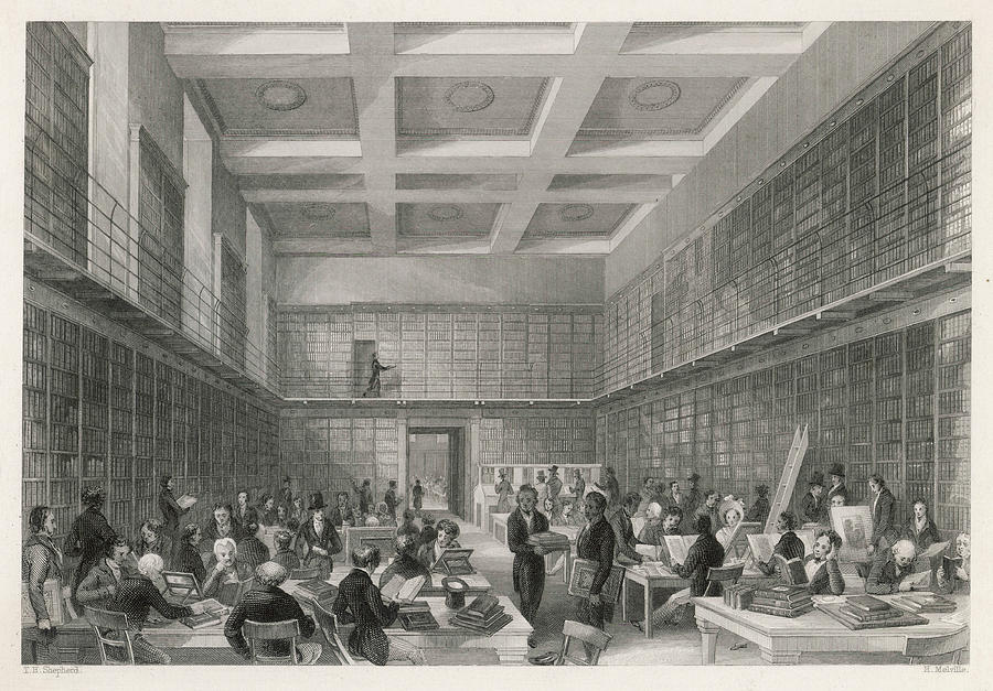 The Old Reading Room Of The British