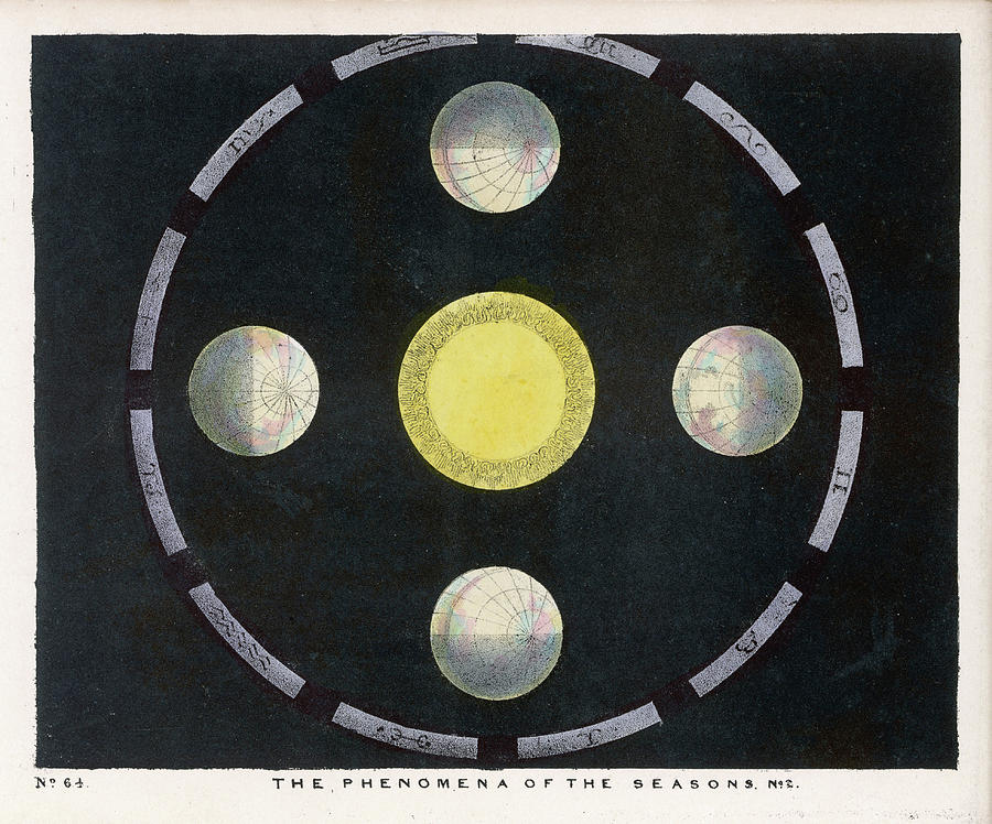 The Phenomena Of The Seasons - Drawing by Mary Evans Picture Library ...