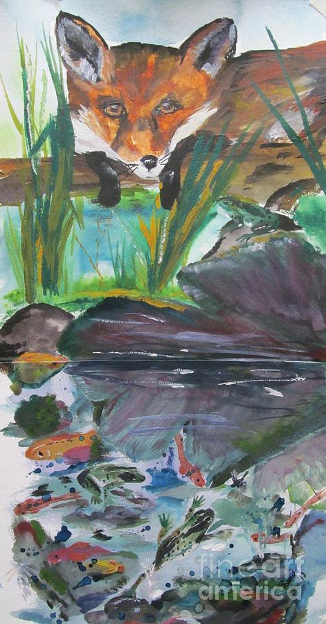  The Pond Painting by Susan Voidets