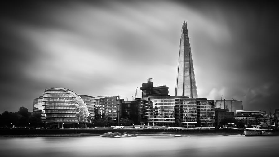 London Photograph -  The Shard and City Hall London by Ian Hufton