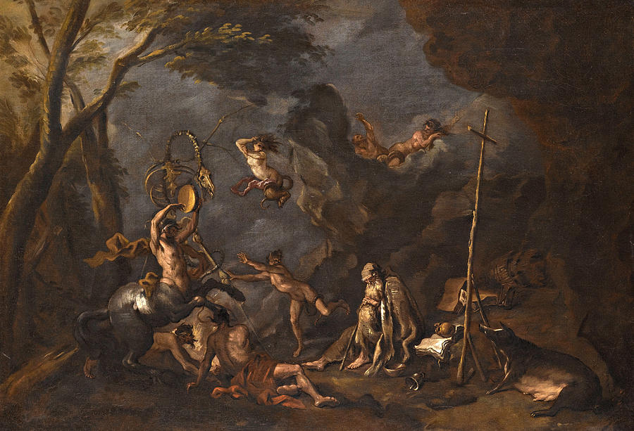  The Temptation of Saint Anthony #2 Painting by Sebastiano Ricci