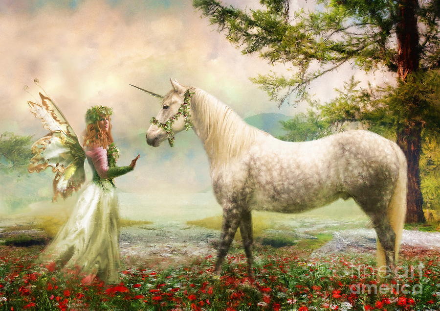  The Unicorn Fairy Photograph by Trudi Simmonds
