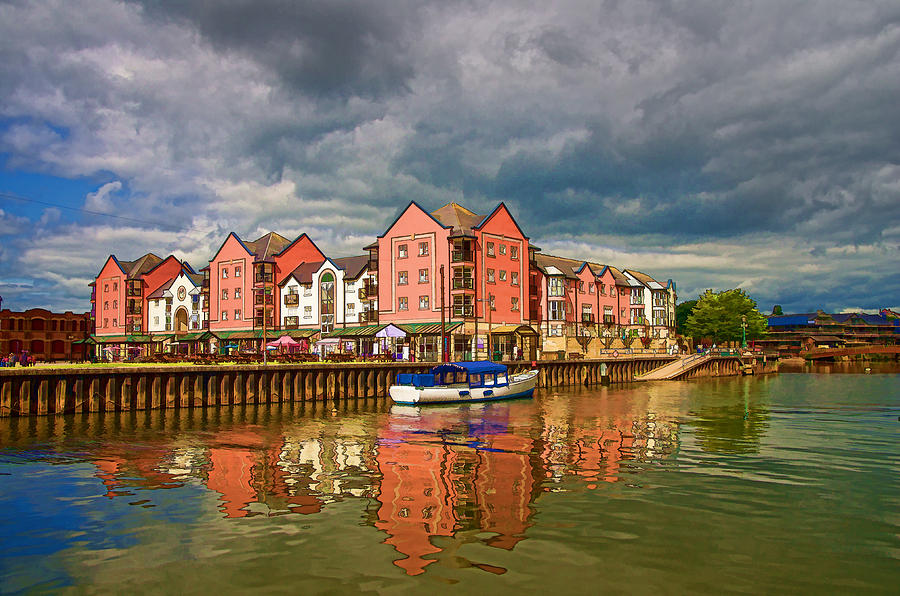  The Waterfront in Exeter Photograph by Pete Hemington