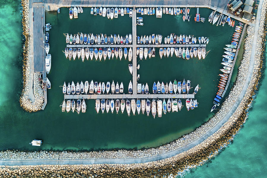 Boat Photograph - @ Tlv Marina by Ofer Maor