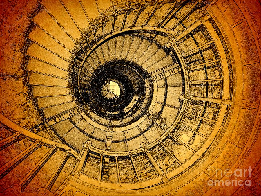 Stairs Photograph -    To The Top by Jacklyn Duryea Fraizer