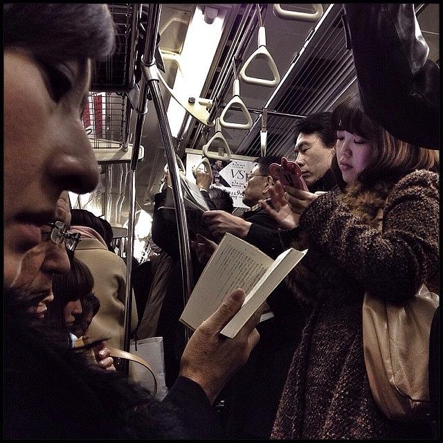 ... Tokyo Metro ... Arriving At Photograph by Brian Cassey