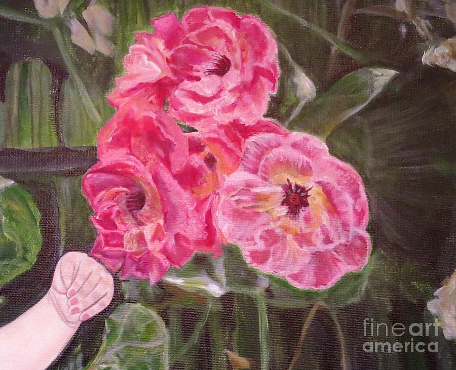  Touch of the Roses Painting Painting by Kimberlee Baxter