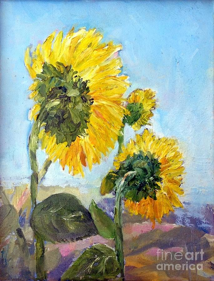 Tournesol en Var Painting by Chris Walker - Fine Art America